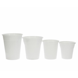 Plastic Cup PS Vending White 160 ml (3000 Units)