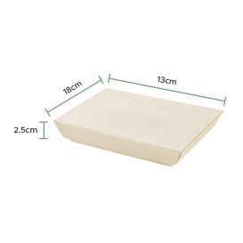Wooden Lid 18x13cm (100 Units)
