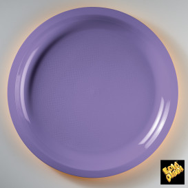 Plastic Plate Lilac "Round" PP Ø29 cm (300 Units)