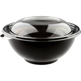 Plastic Bowl PET Black 4500ml Ø30cm (50 Units)