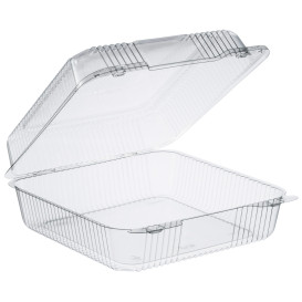 Plastic Hinged Deli Container OPS "StayLock" Clear 2240ml (125 Units)  
