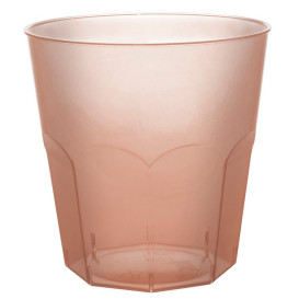 Plastic Cup PS Brown Clear Ø7,3cm 220ml (1000 Units)