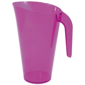 Plastic Jar PS Reusable Eggplant 1.500 ml  (1 Unit)