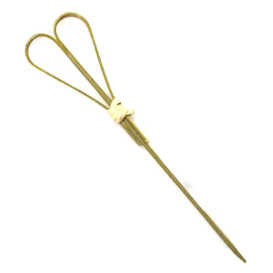 Bamboo Food Pick "Cuore" Design Natural Green 15cm (200 Units)  