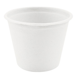 Sugarcane Container White Ø9,5cm 425ml (600 Units)