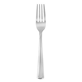 Plastic Fork Metallized 19cm (50 Units) 