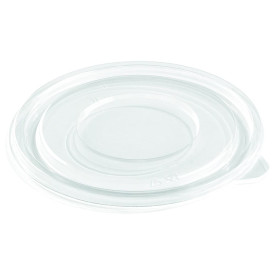 Plastic Lid for Bowl PET Flat Ø26cm (50 Units)