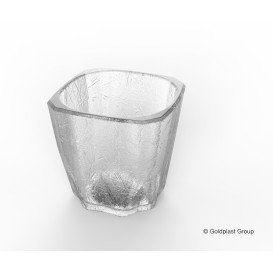 Plastic Glass SAN Reusable "Mini Drink" "Cube" 200ml (96 Units)