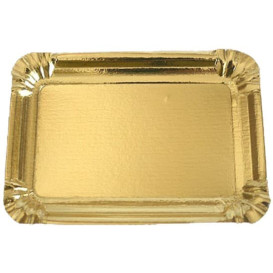 Paper Tray Rectangular shape Gold 28x36 cm (100 Units)  
