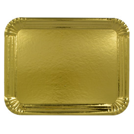 Paper Tray Rectangular shape Gold 28x36 cm (300 Units)