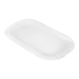 Paper Tray Rectangular shape White 9x15 cm (1300 Units)