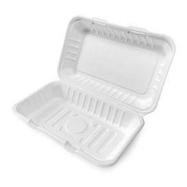 Plastic Container Heat Sealable Translucent 1200ml 19,2x13,7x7,0cm (840 Units)