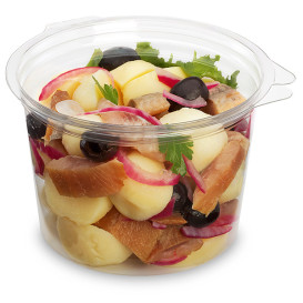 Plastic Container APET Round shape Transparente 500ml Ø120mm (480 Units)