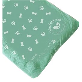 Plastic bag for dog droppings 100% bio 18x26cm (100 units)