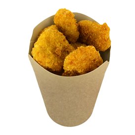 Paper Container Kraft Effect Anti-Grease 14Oz/420ml (1000 Units)