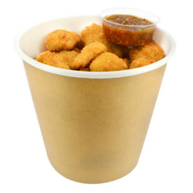 Paper Chicken Bucket with Lid 2550ml (100 Units)