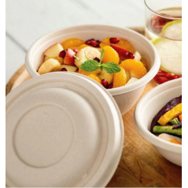 Sugarcane Lid for Bowl Ø14x3cm (75 Units)  