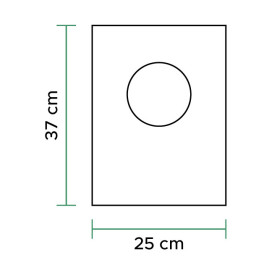 Plastic Bag Block 100% Biodegradable 25x37cm (3.000 Units)