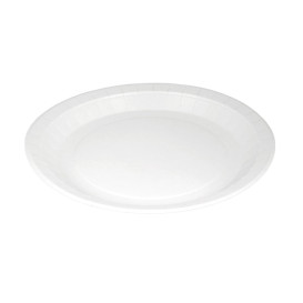 Paper Plate Round Greaseproof Shape White  Ø18cm 250g/m² (350 Units) 
