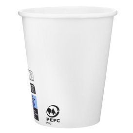 Paper Cup White 9 Oz/280ml Ø8,0cm (1000 Units)