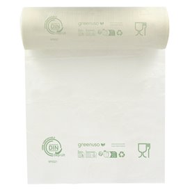 Roll of Plastic Bags Home Compost “Classic” 25x37cm (500 Units)