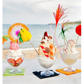 Ice Cream Decorating Set Fruit Design 20cm (100 Units)  