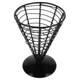 Serving Basket Containers Steel Ø12,8x18cm (1 Unit) 