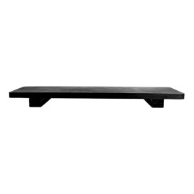 Bamboo Sushi Tray Black 50x23x2,5cm (10 Units)