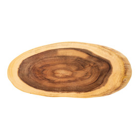Wooden Serving Platter Oval shape 50,8x20,3x1,9cm (6 Units)