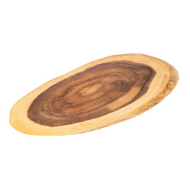 Wooden Serving Platter Oval shape 50,8x20,3x1,9cm (6 Units)