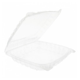Plastic Hinged Deli Container OPS "Clear Seal" 220ml (250 Units)