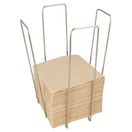 Wire Napkin Holder Silver 18x18x19,4cm (1 Unit) 