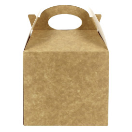 Paper Menu Box Kraft 1,31x1,31x1,15cm (250 Units)