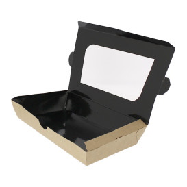 Paper Take-out Container "Premium" 21x13x3,5cm 730ml (300 Units)