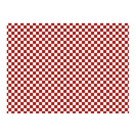 Paper Food Wrap Grease-Proof “Vichy” Red 31x42cm (1000 Units) 