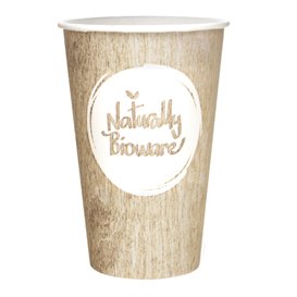 Paper Cup PLA "BioWare" 12 Oz/384ml Ø8,0cm (1100 Units)