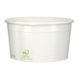 Paper Ice Cream Container Eco-Friendly 195ml (1260 Units)