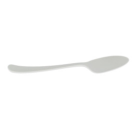 Reusable Spoon PP Mineral "Gaia" White 190mm (600 Units)