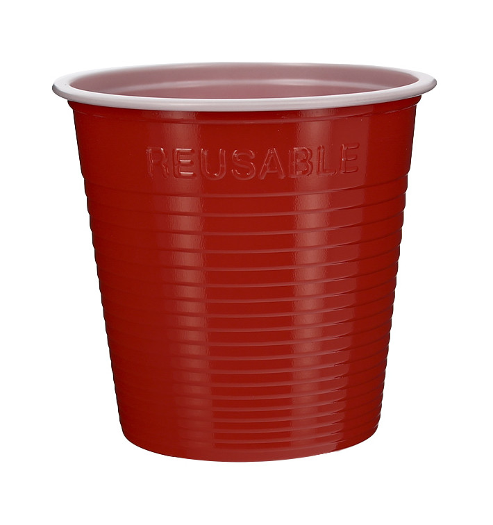 Plastic Shot PS Red 230 ml (30 Units) 