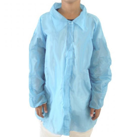 Disposable Kids Lab Coat TST PP Velcro Blue (1 Unit) 