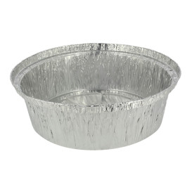 Foil Pan for Roast Chicken Round Shape 1900ml (125 Units)  
