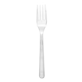 Reusable Plastic PS Fork Transparent 18cm (480 Units)