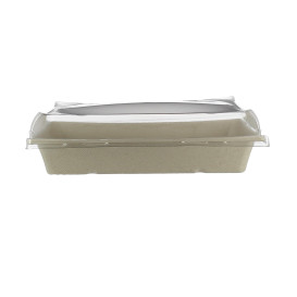 Sugarcane Tray with Lid 750ml 22x16x6cm (90 Units)