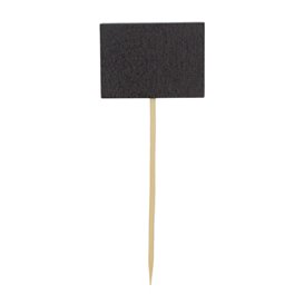 Bamboo Food Pick with Board 9cm (100 Units)  