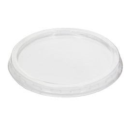 Plastic Lid PET Transparent for Cup Sauces Ø7,0cm (50 Units)  