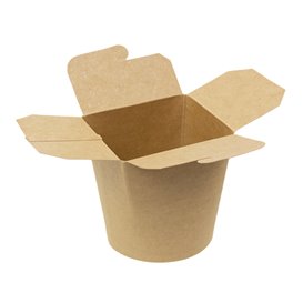 Paper Take-Out Container 100% ECO Kraft 16Oz/480ml (500 Units)