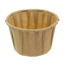 Pleated Kraft Paper Souffle Cup 60ml (5000 Units)  