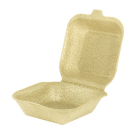 XPP Burger Boxes Take-Away Cream 13,5x13,5x7cm (100 Units)