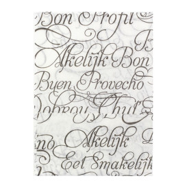 Paper Napkin Miniservis "Buen Provecho" 17x17cm (200 Units)  
