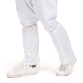 Disposable Plastic Boots Covers PE Clear (50 Units)